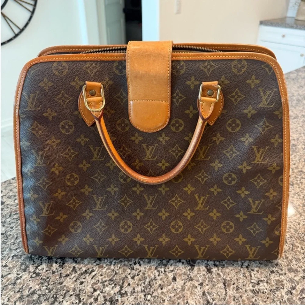 Louis Vuitton Brown Monogram Briefcase Document Holder